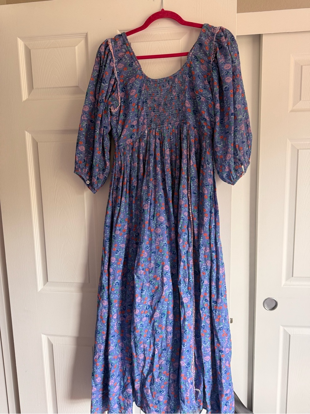 LoveShackFancy Purple Floral Maxi - Picture 11 of 11